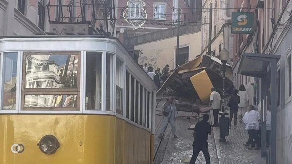 财盛配资 葡萄牙一升降机缆车发生脱轨事故 造成3人死亡